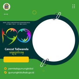 Twibbonize hari jadiGunungkidul ke-190